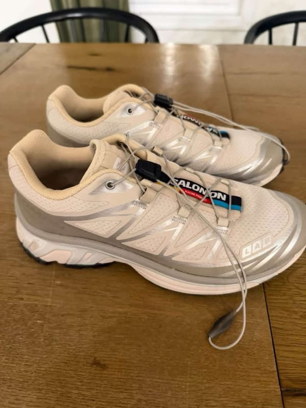 Salomon Women’s Cream/Beige Trail Running Shoes with Quicklace